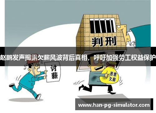 赵鹏发声揭露欠薪风波背后真相,呼吁加强劳工权益保护