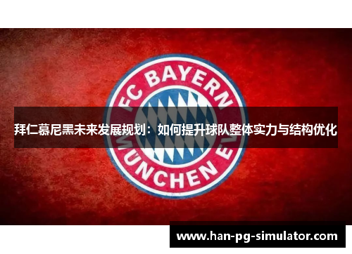 拜仁慕尼黑未来发展规划：如何提升球队整体实力与结构优化